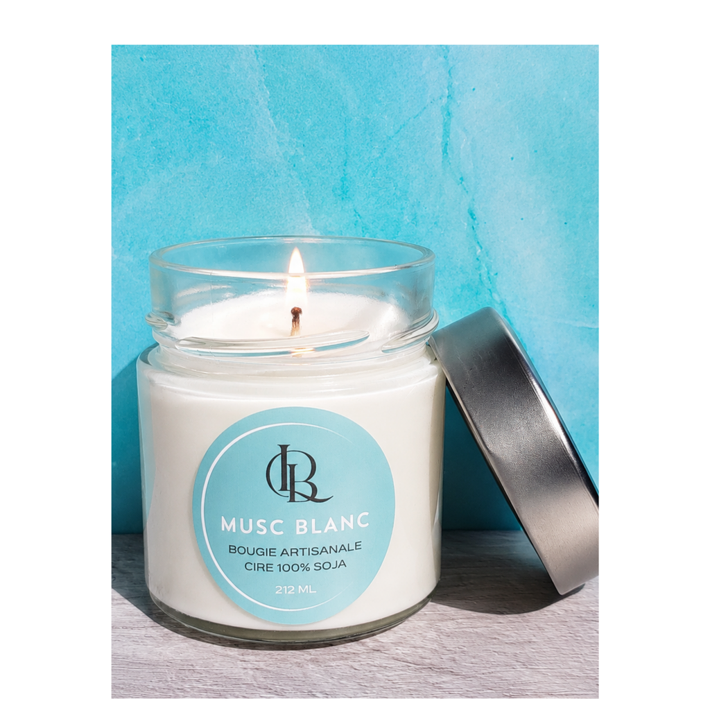 Bougie parfumée Musc Blanc