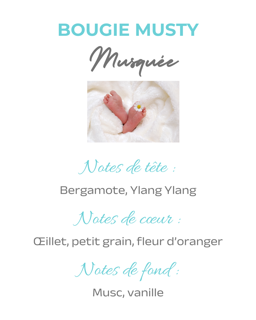 Bougie parfumée Musty