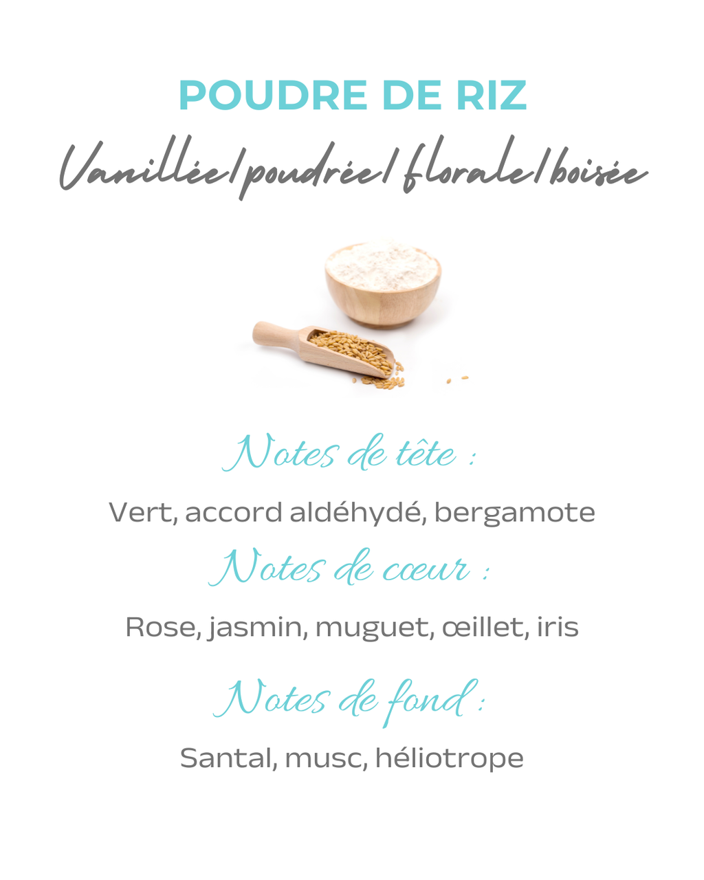 Bougie parfumée Poudre de riz