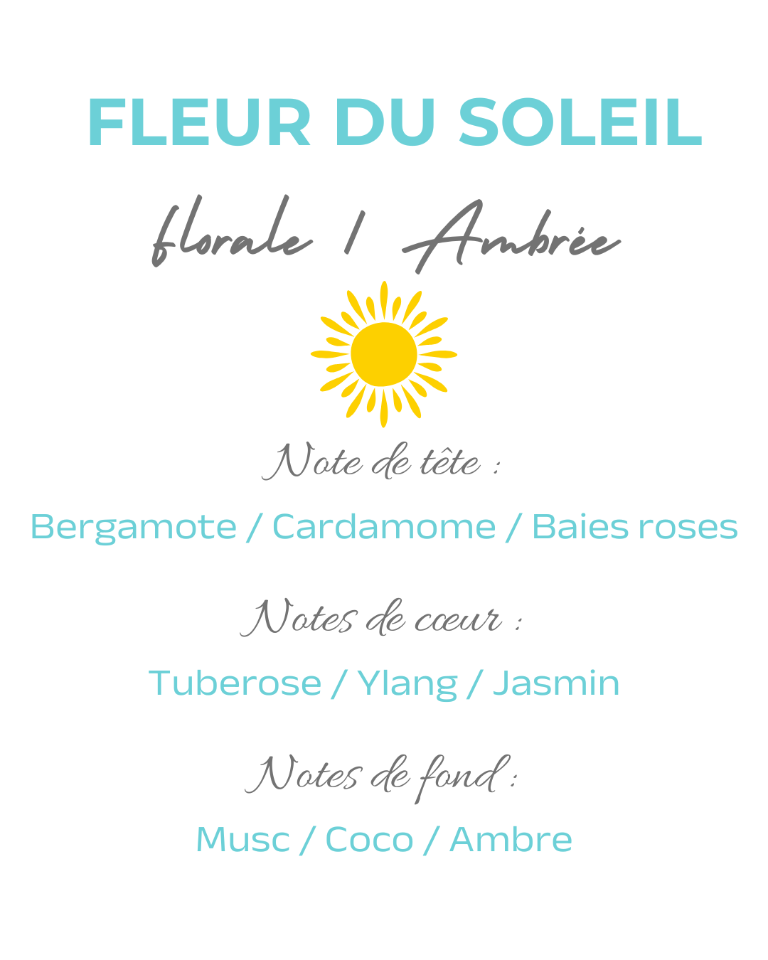 Parfum textile Fleur du soleil