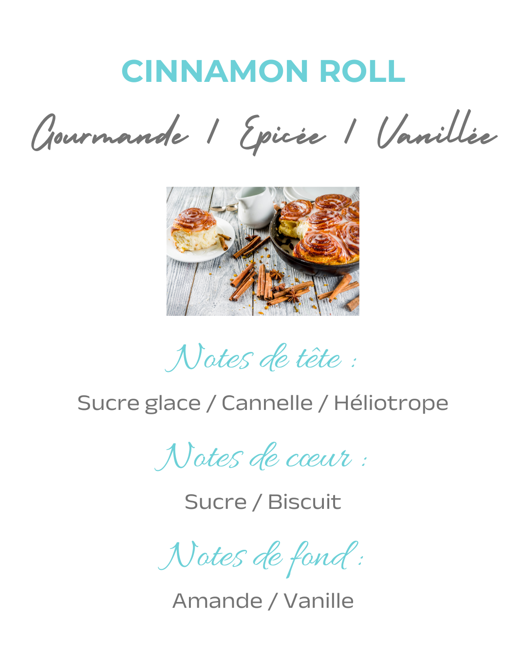 Coffret 4 fondants Cinnamon Roll