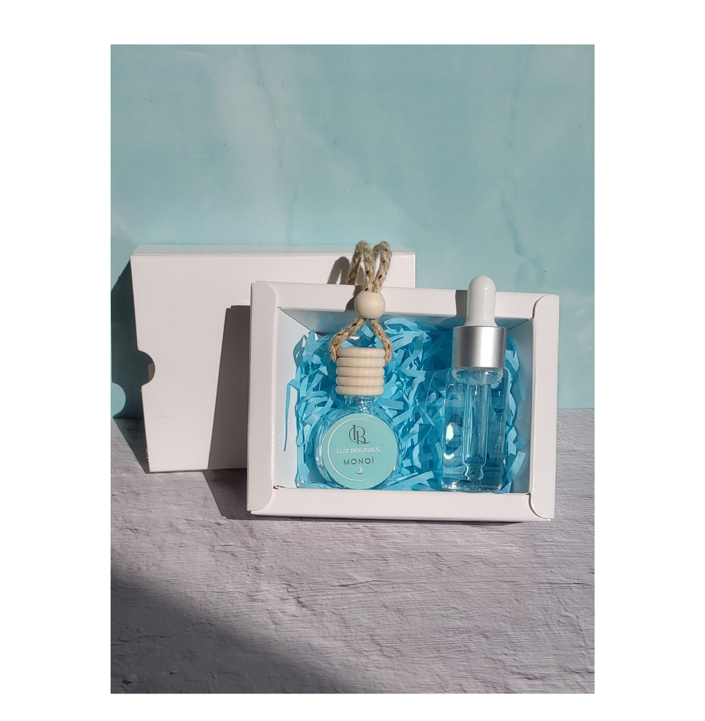 Coffret diffuseur voiture Monoï