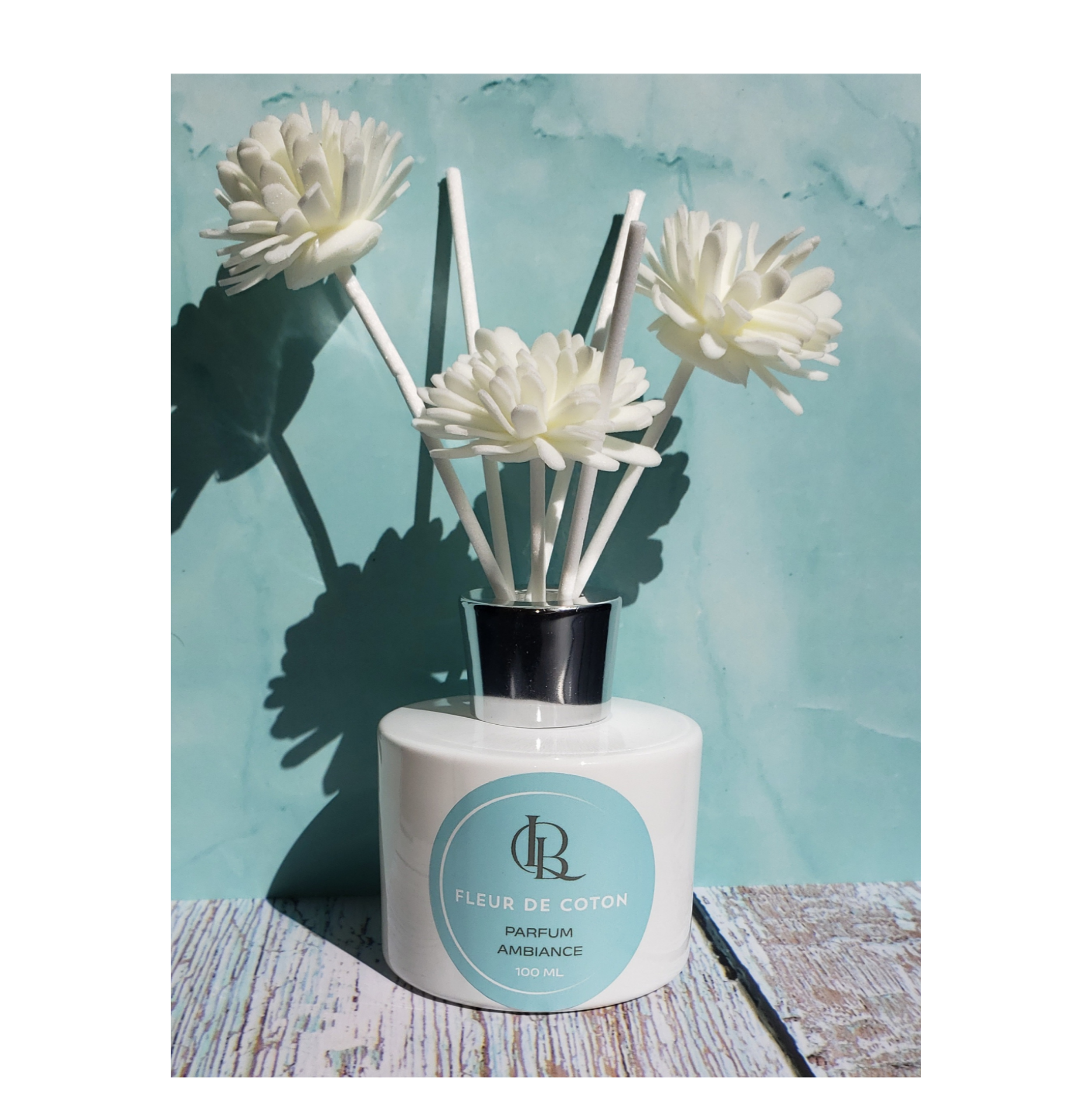 Diffuseur parfumé à tiges Fleur de coton