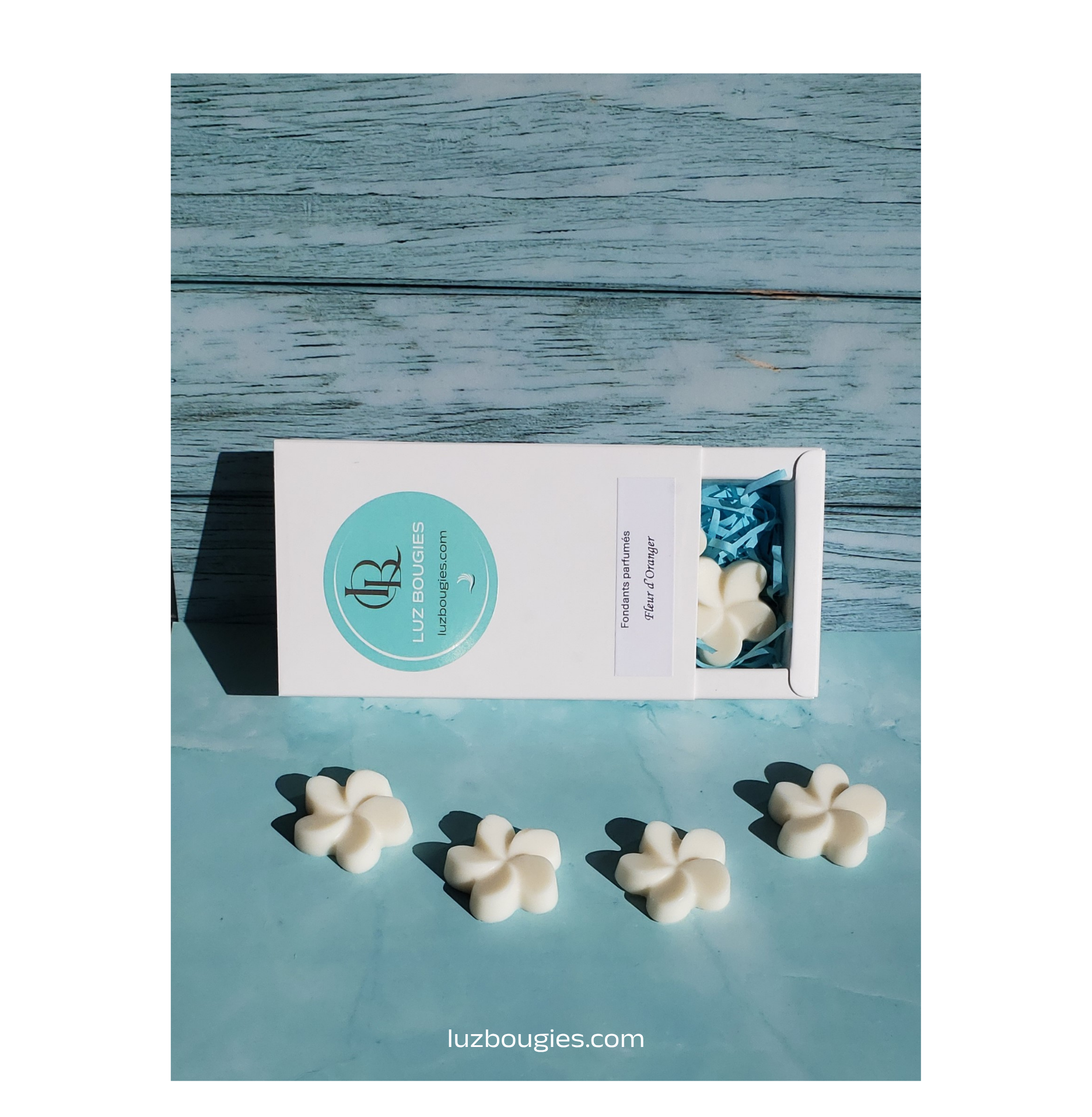 Coffret 4 fondants Fleur d'Oranger