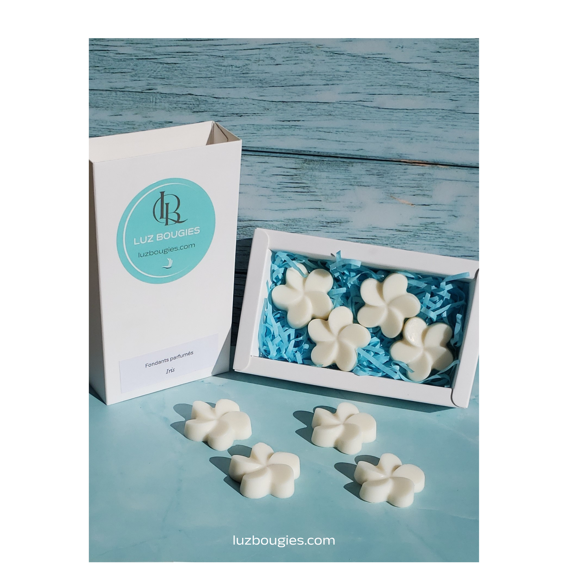 Coffret 4 fondants Iris