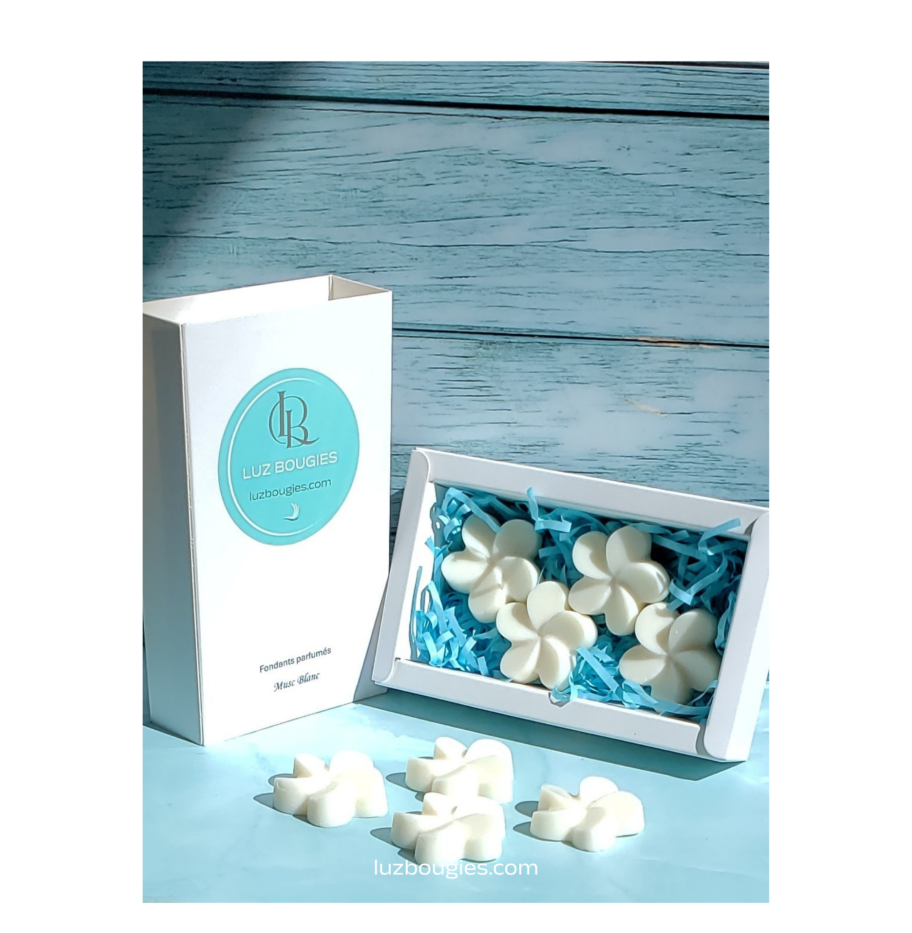 Coffret 4 fondants Musc Blanc