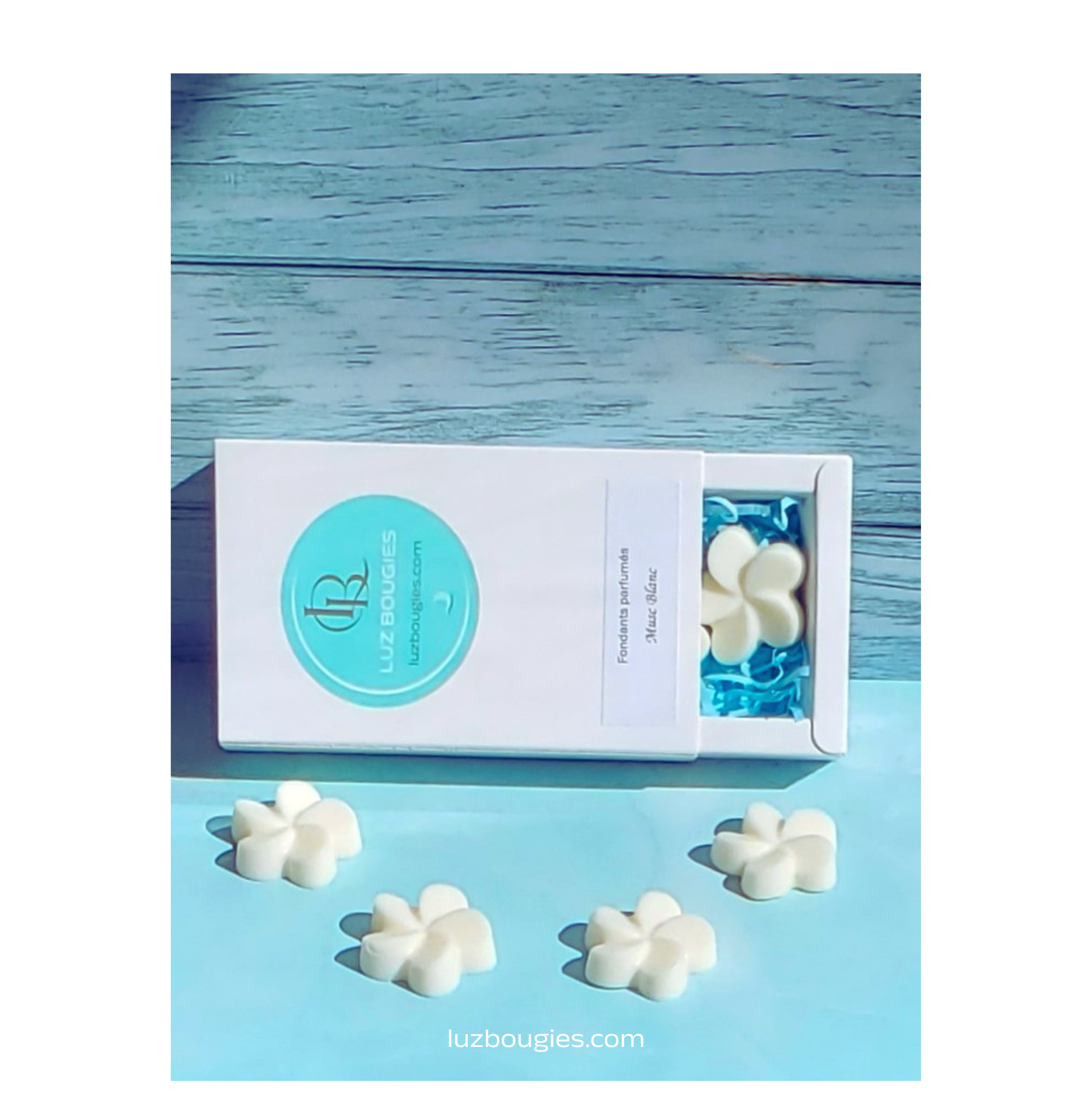 Coffret 4 fondants Musc Blanc