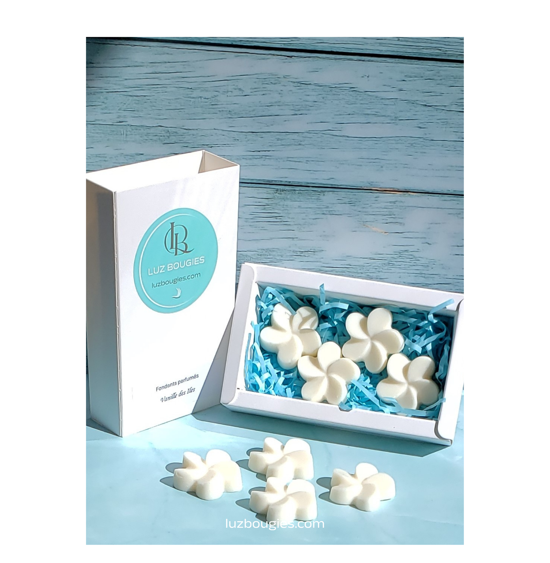 Coffret 4 fondants Vanille des Iles