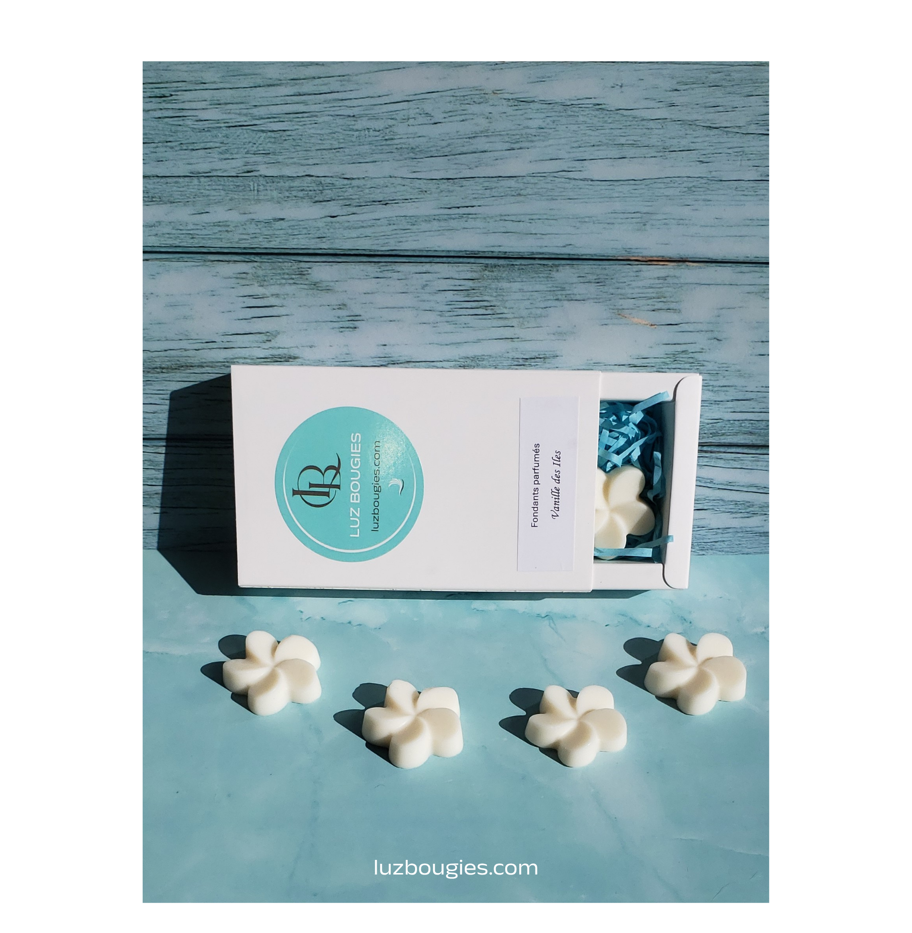 Coffret 4 fondants Vanille des Iles
