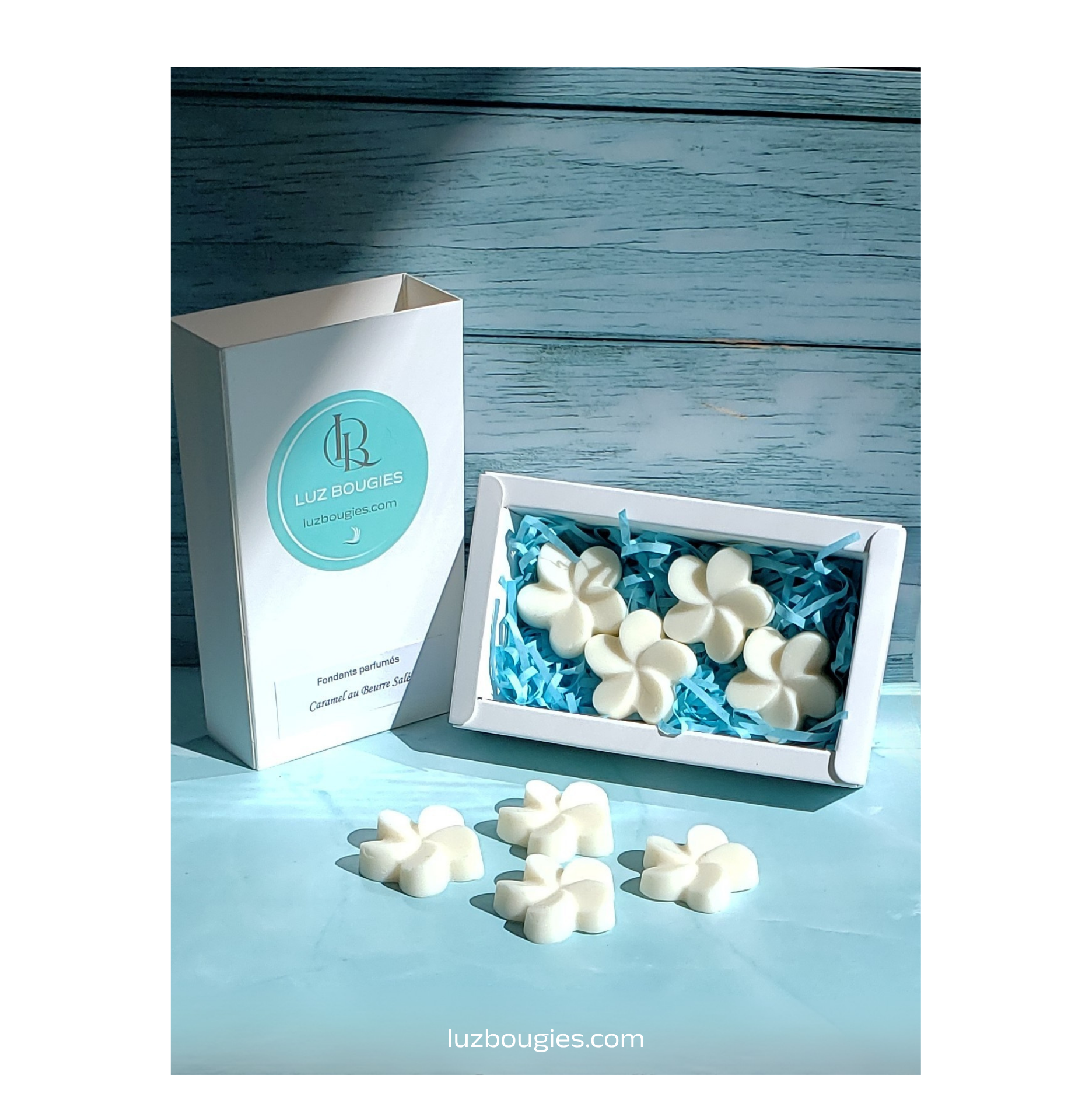 Coffret 4 fondants Caramel au Beurre Salé