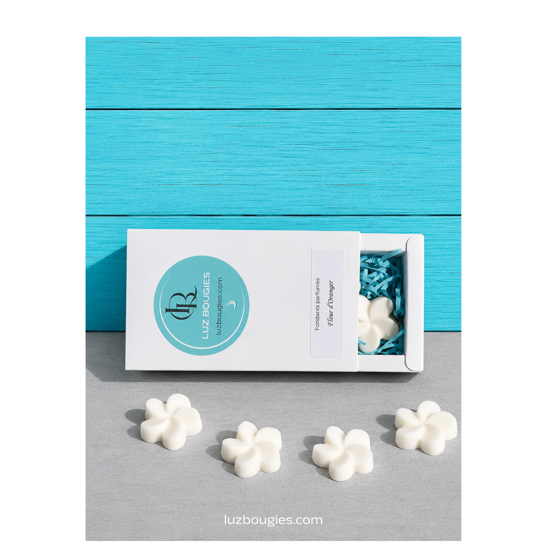 Coffret 4 fondants Fleur d'Oranger