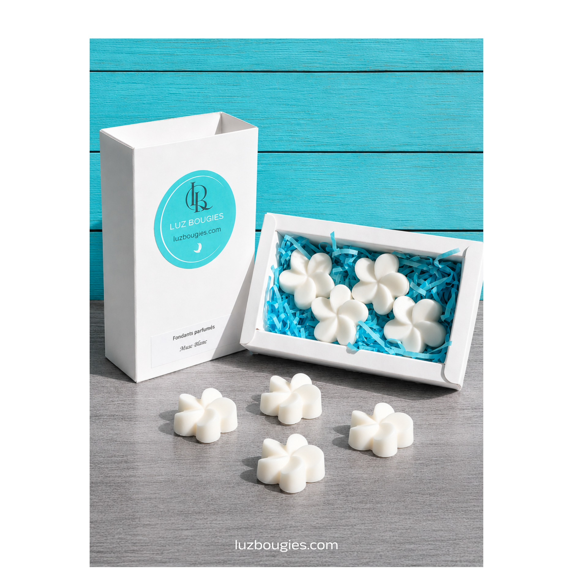 Coffret 4 fondants Musc Blanc