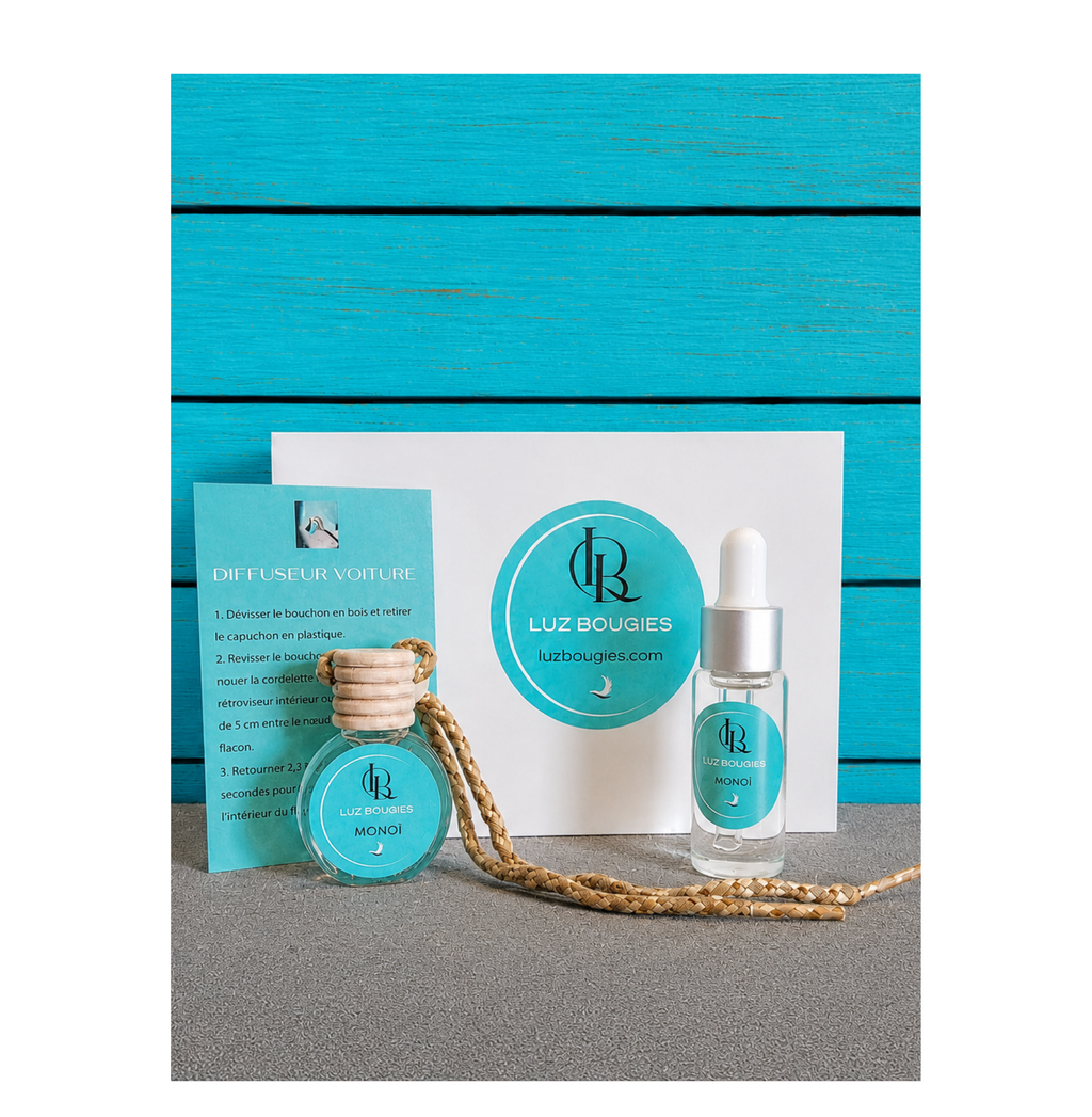 Coffret diffuseur voiture Monoï