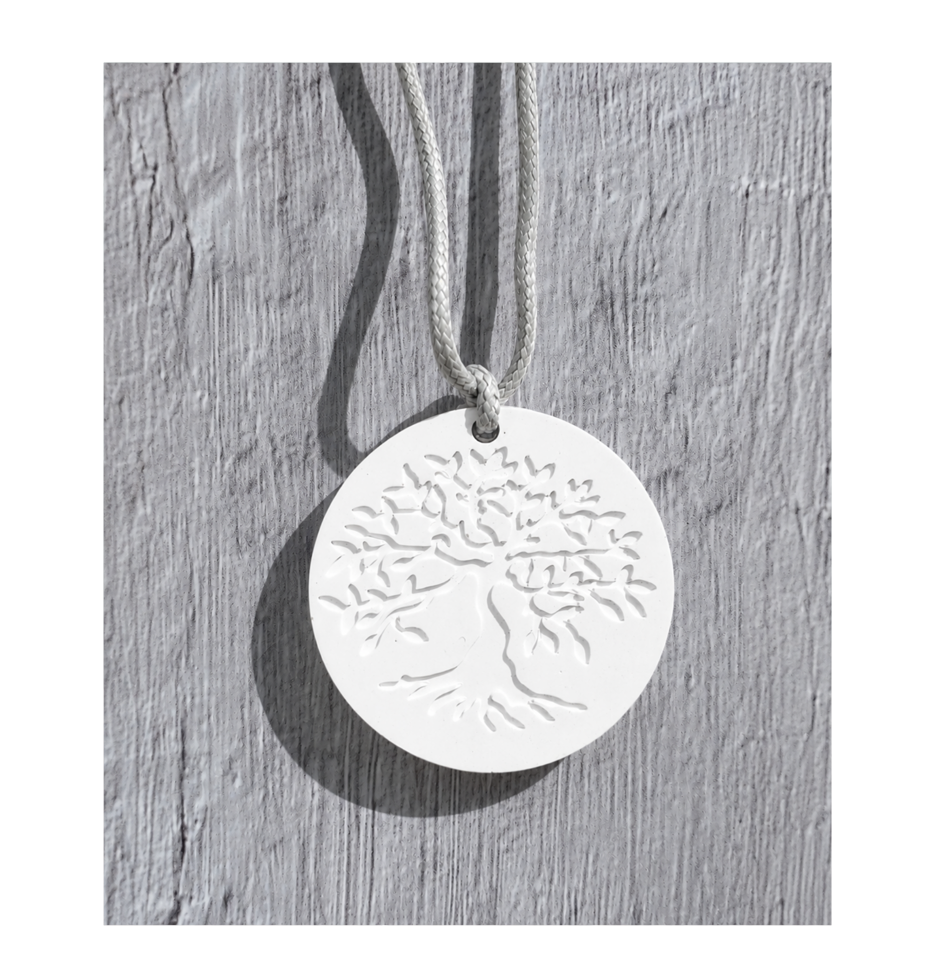 Coffret plâtre parfumé Arbre de vie avec sa recharge "Divine"