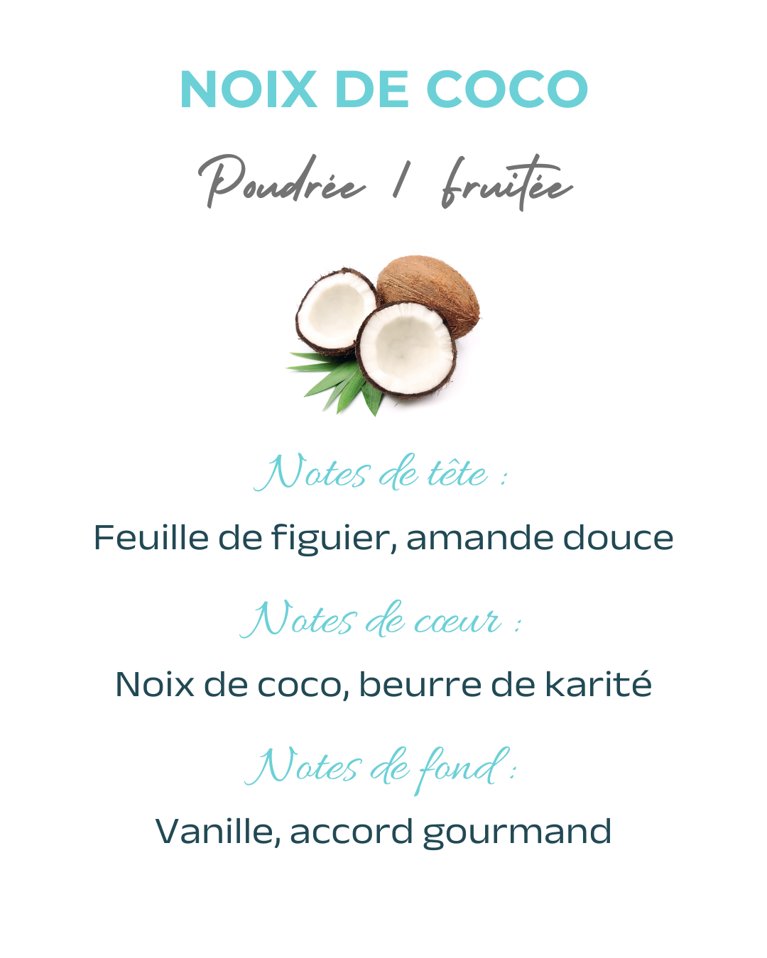 Bougie parfumée Noix de coco