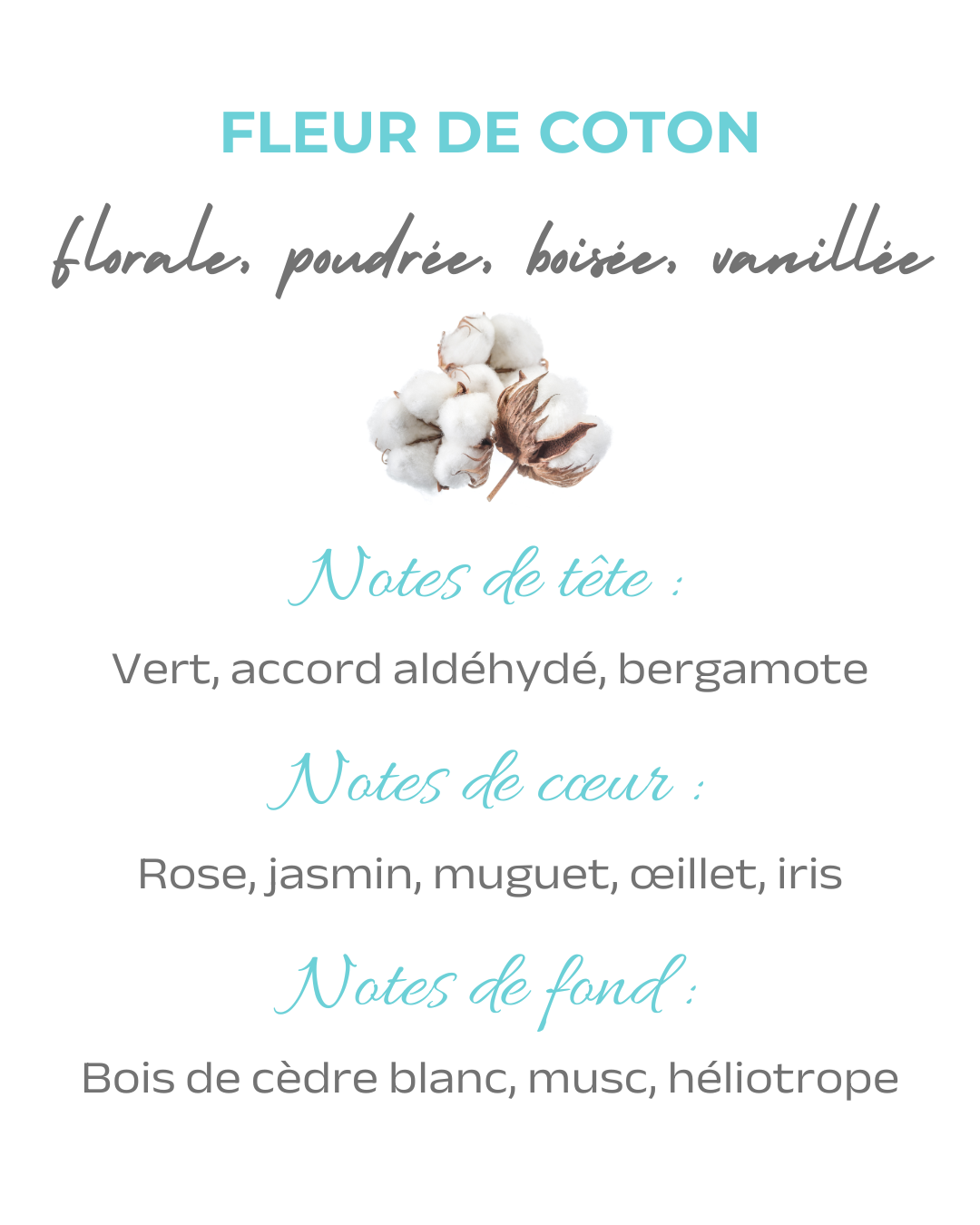 Parfum ambiance Fleur de coton
